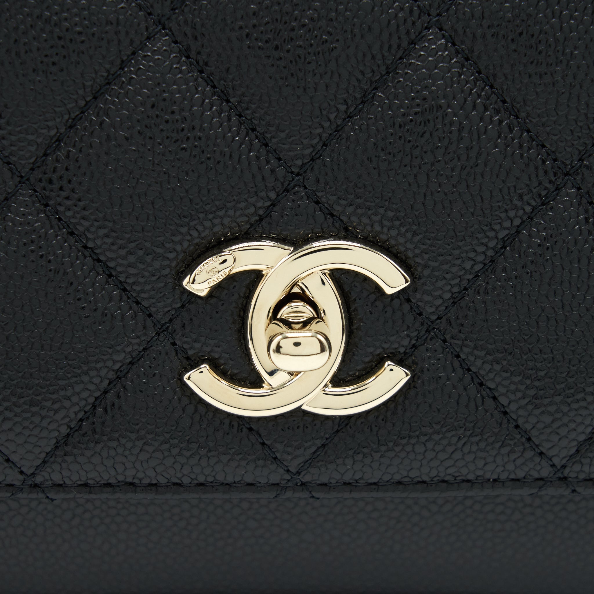 Chanel Small Business Affinity Caviar Black L