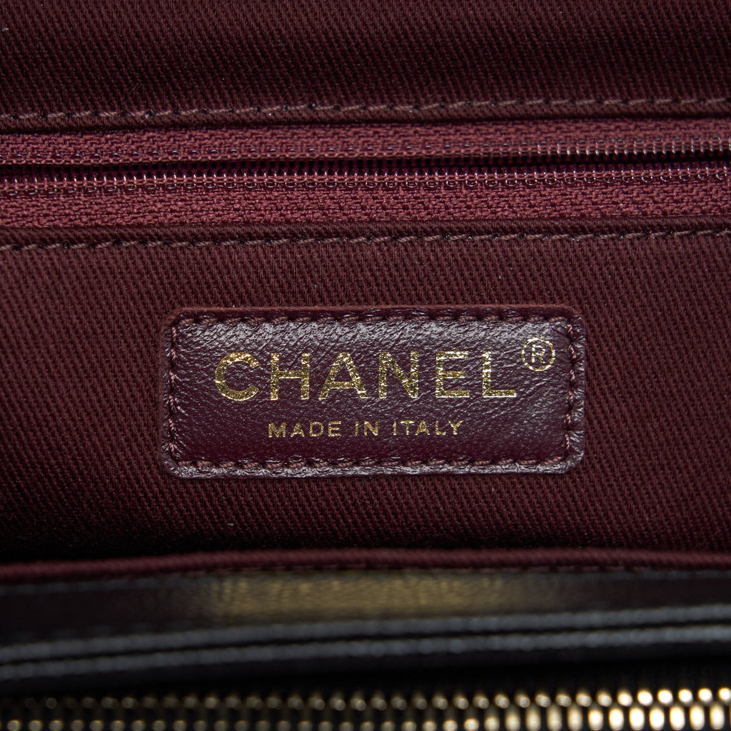 Chanel Small Business Affinity Caviar Black L