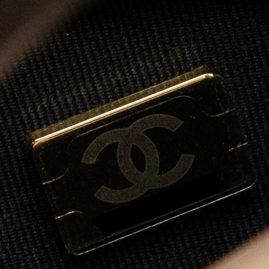 Chanel 23k Mini Shopping Tote Calfskin Black Brushed (Microchip)