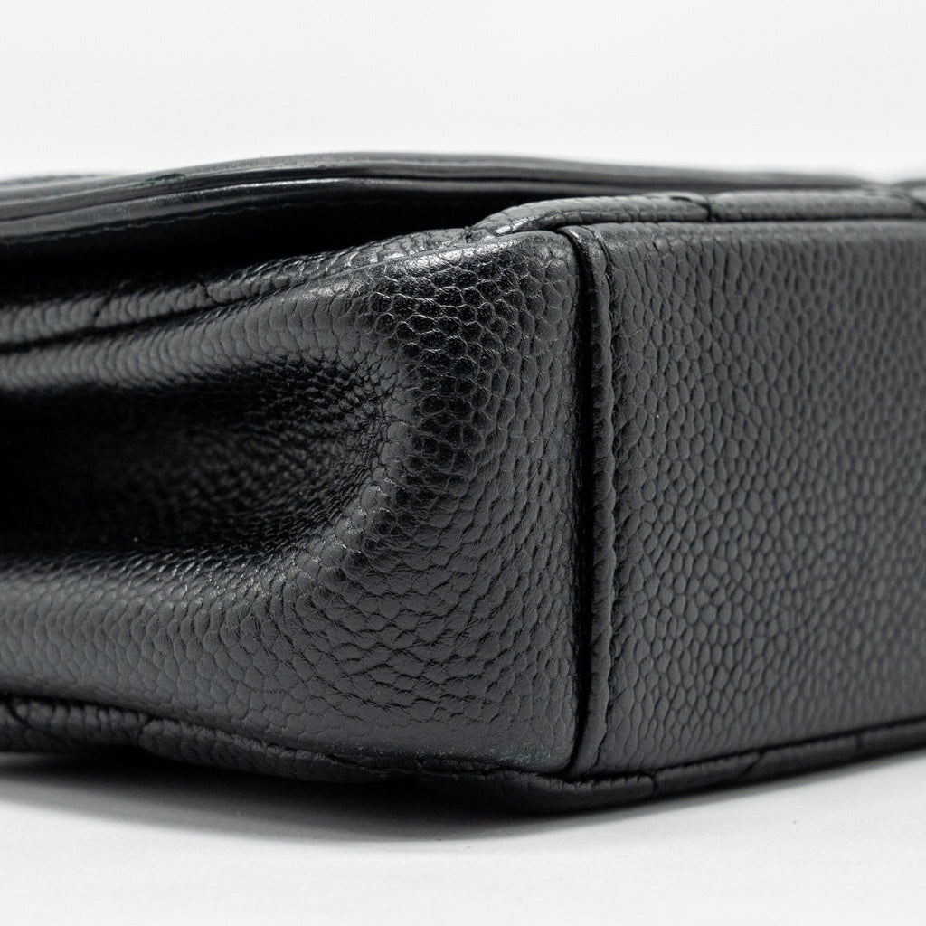 Chanel Filigree Flap Bag Caviar Black
