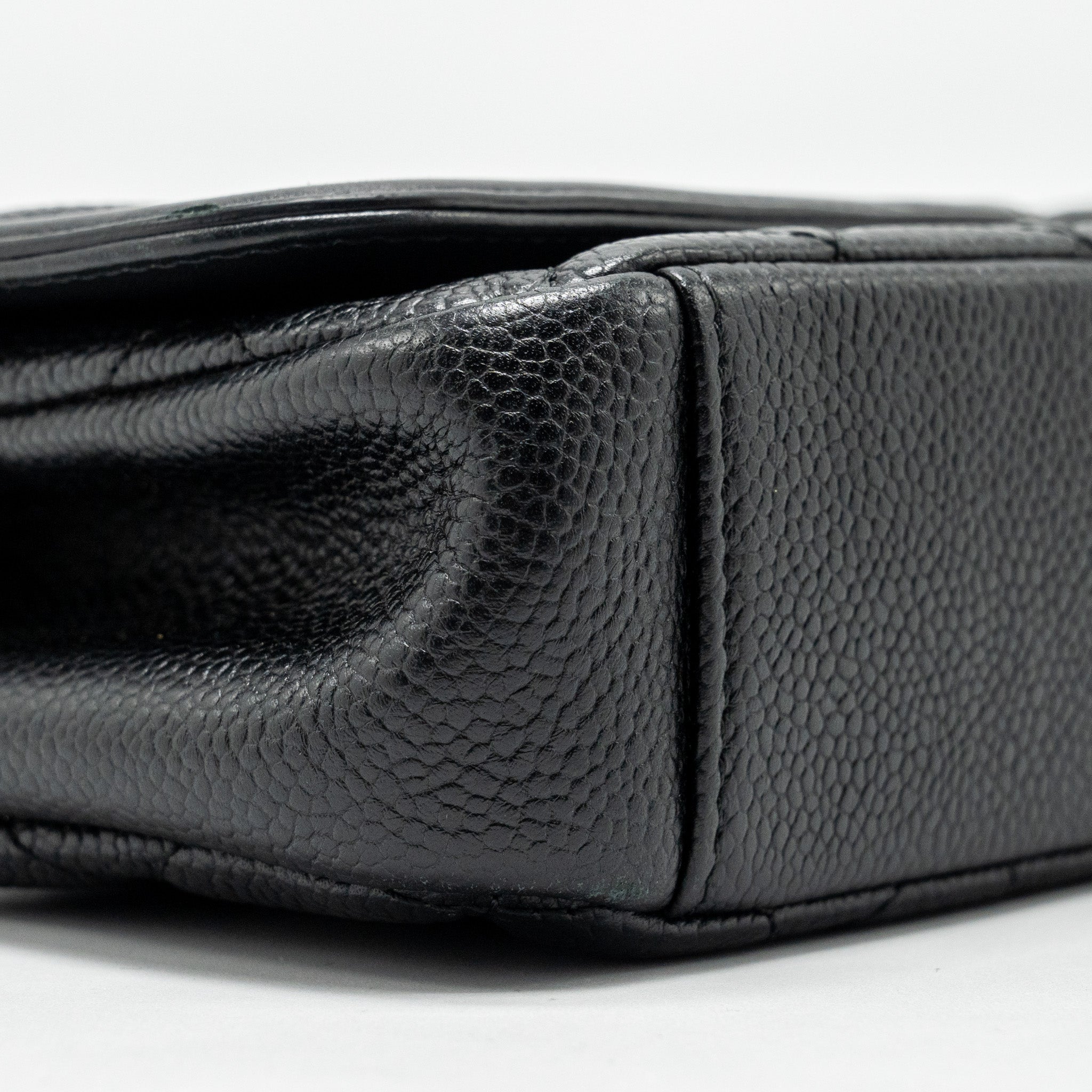 Chanel Filigree Flap Bag Caviar Black