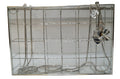 CHANEL Plastic Box Chain Grid Clear Shoulder Bag Rare