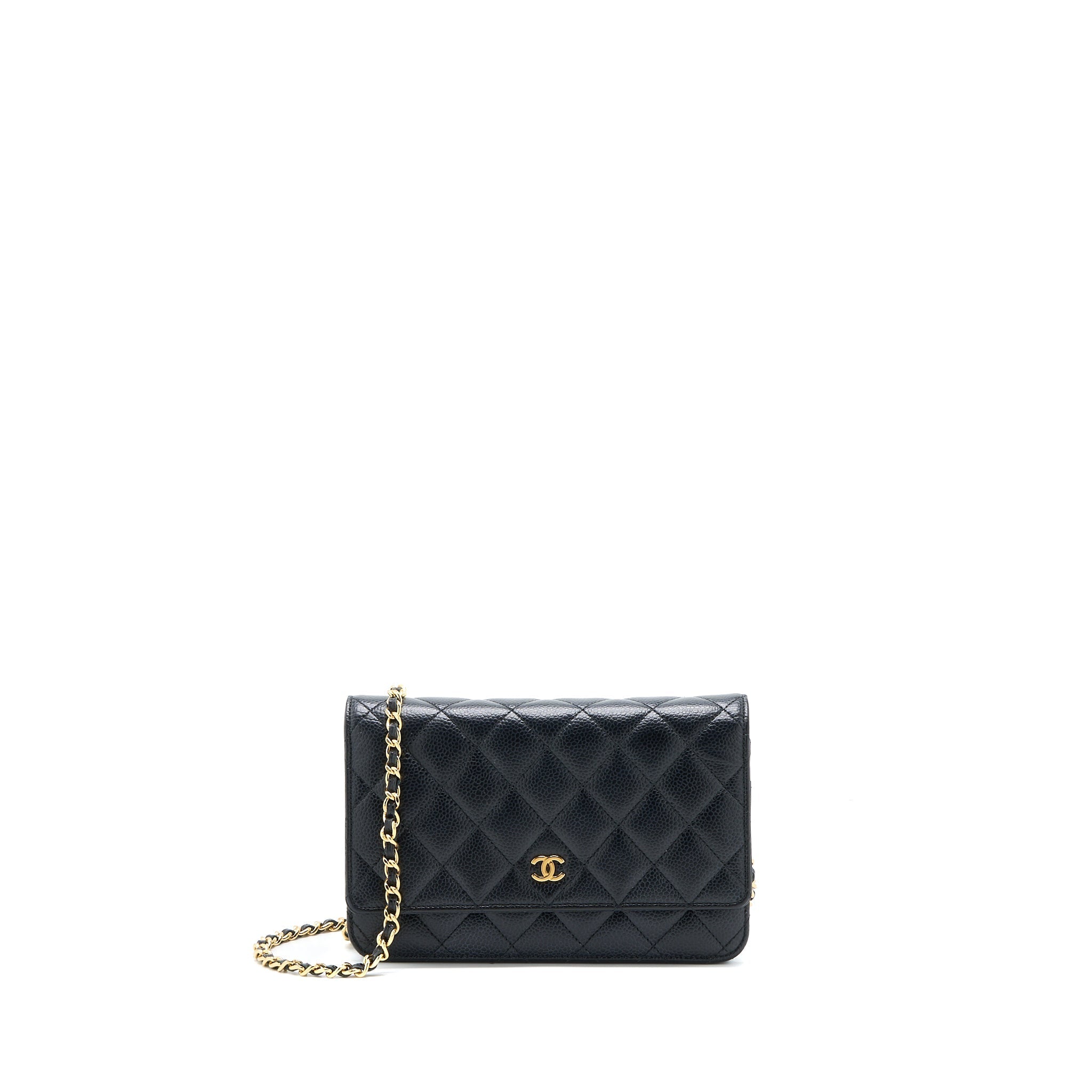 Chanel Classic Wallet On Chain Caviar Black