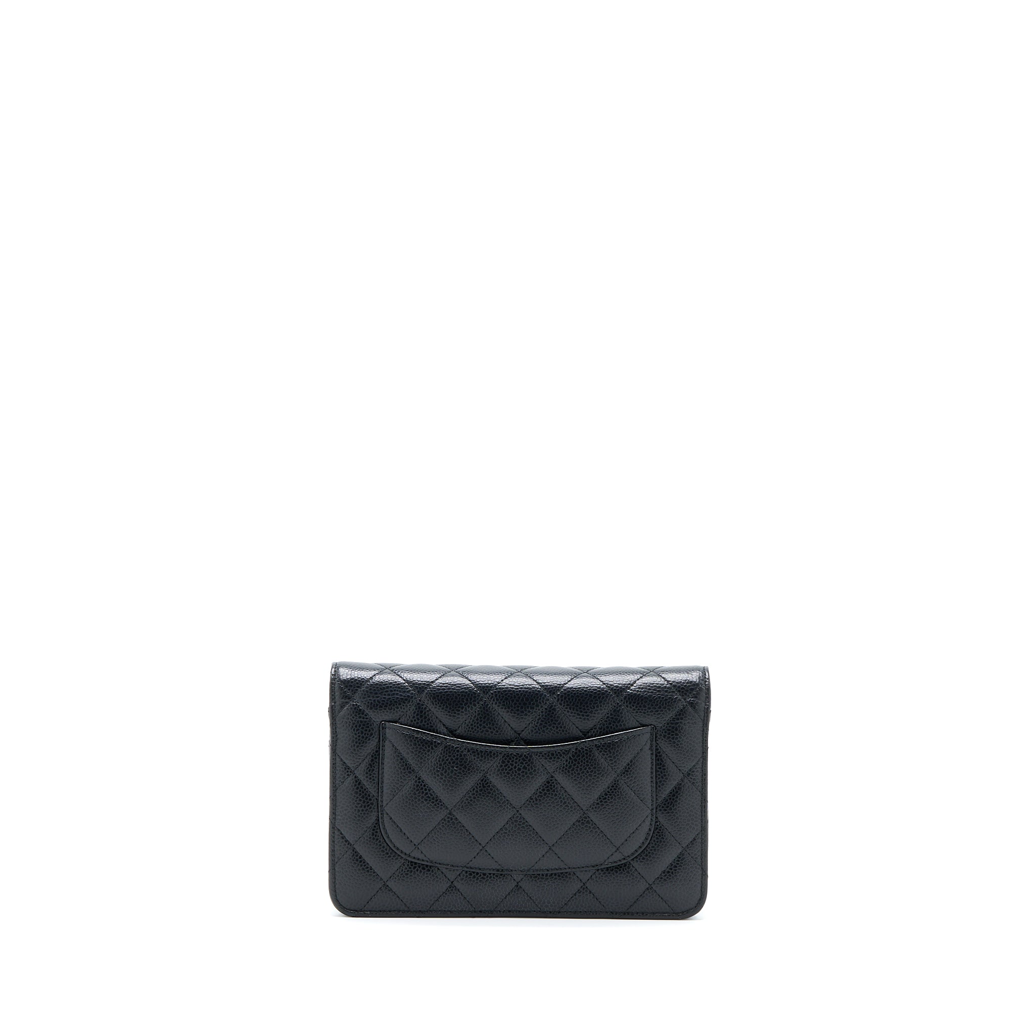 Chanel Classic Wallet On Chain Caviar Black