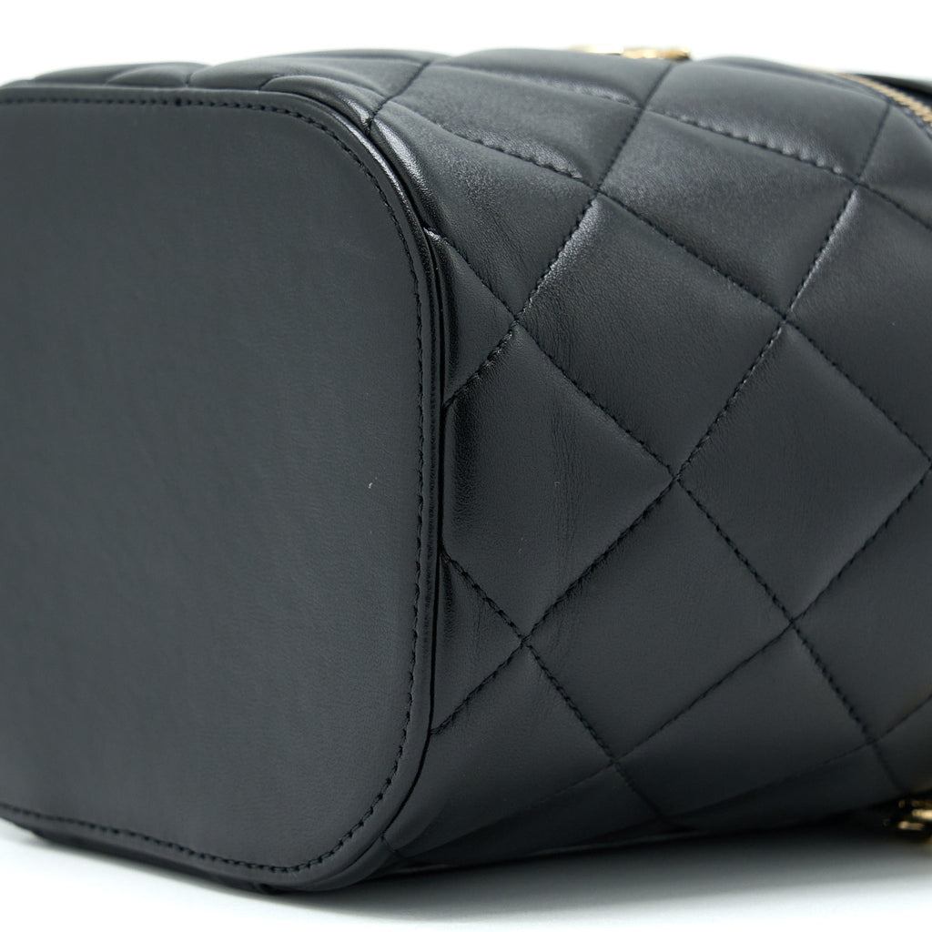Chanel Trendy Vanity Case Lambskin Black L (Microchip)