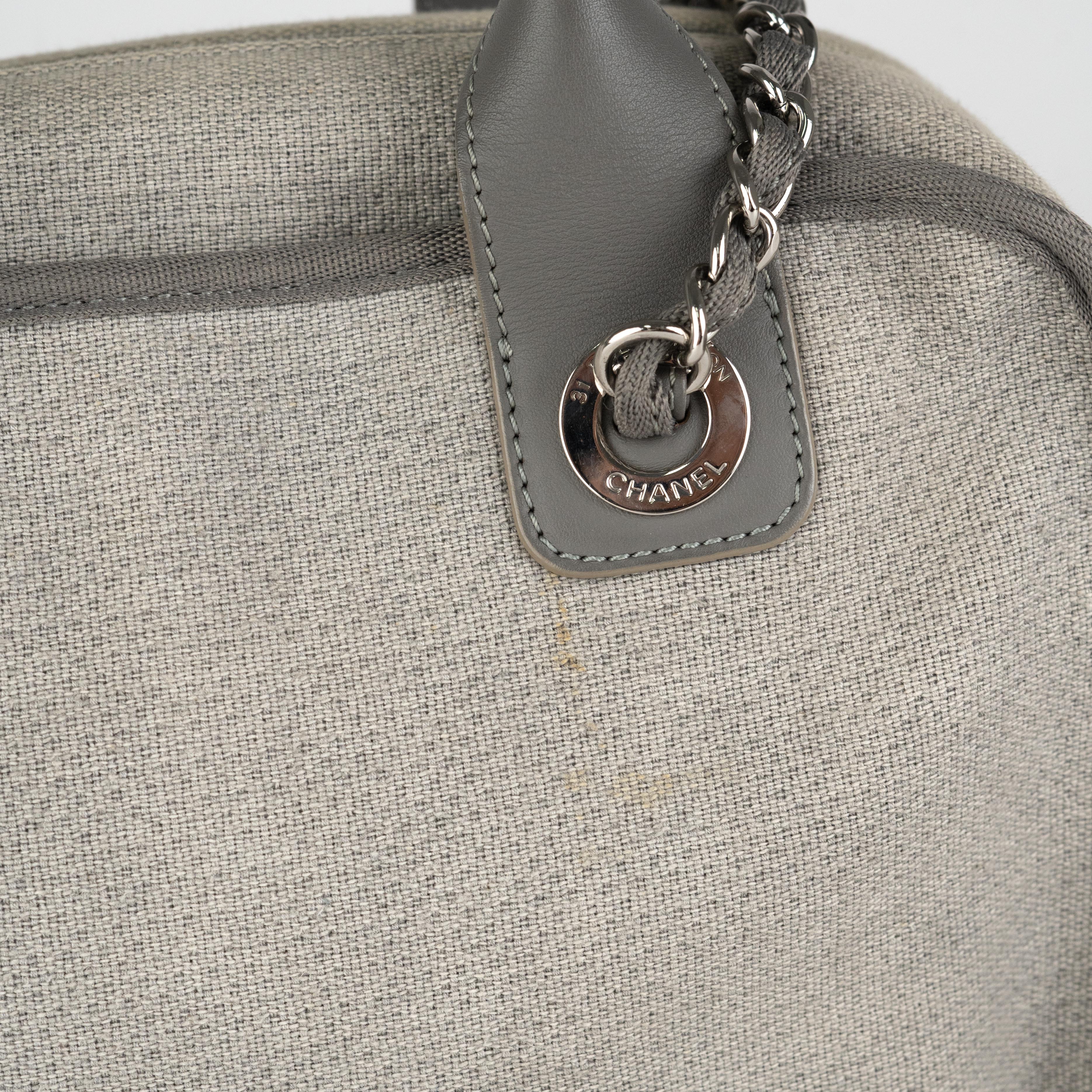 11/7 DOTD- Chanel Deauville Bowling Bag Grey