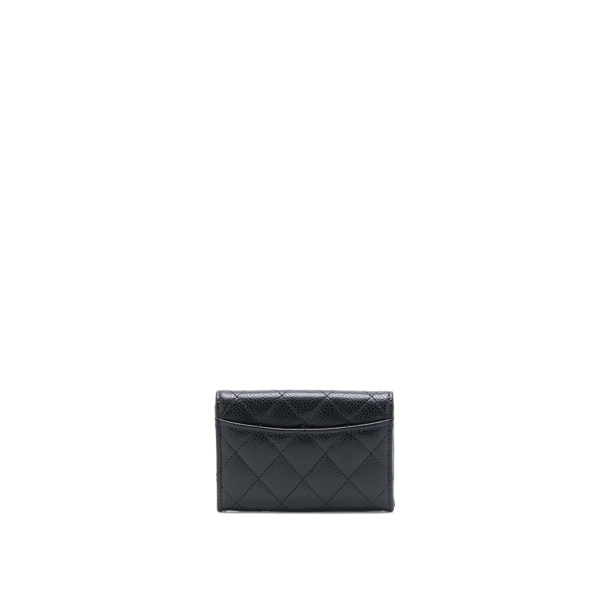 Chanel Classic Flap Cardholder Caviar Black (Microchip)