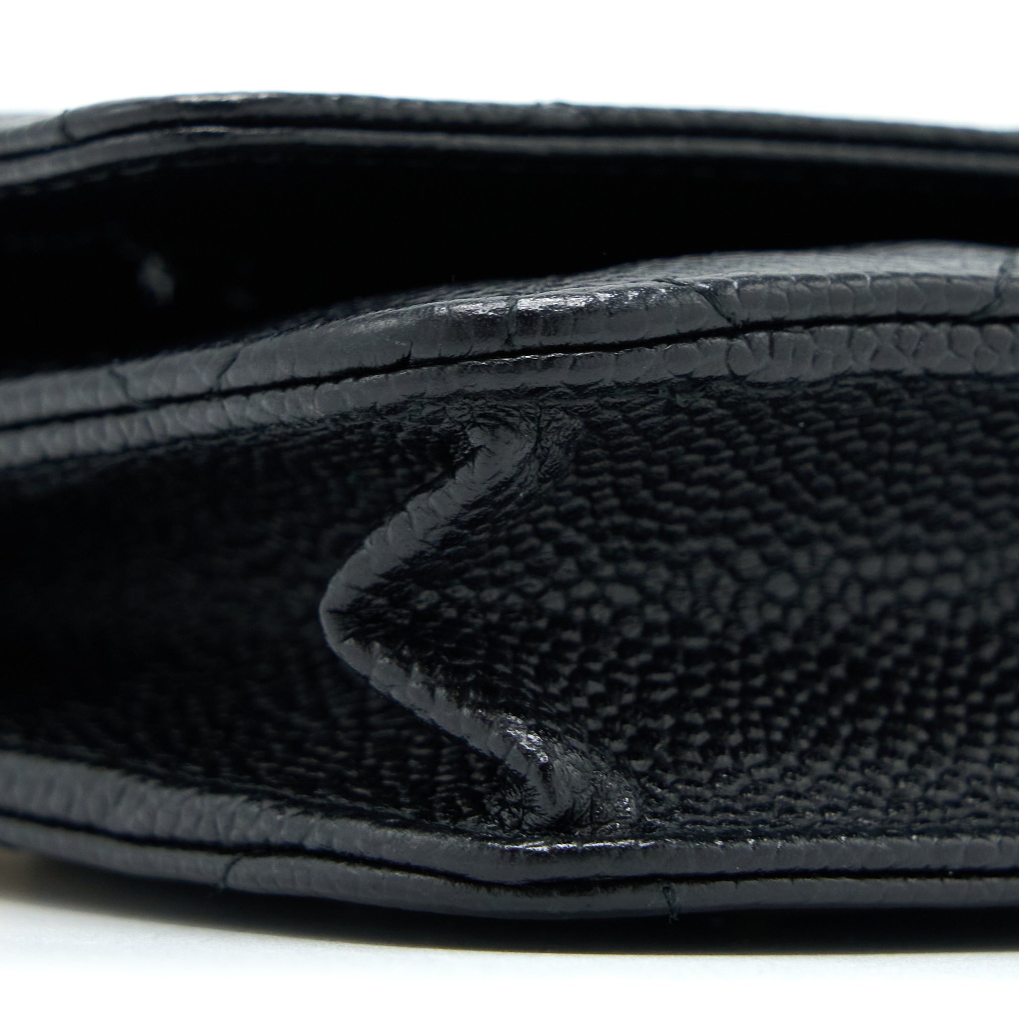 Chanel Classic Wallet On Chain Caviar Black