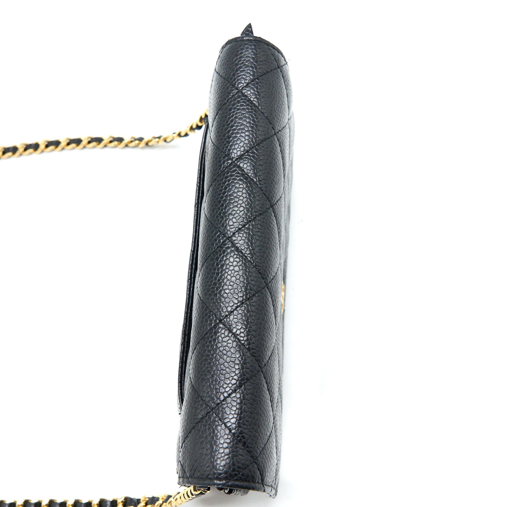 Chanel Classic Wallet On Chain Caviar Black