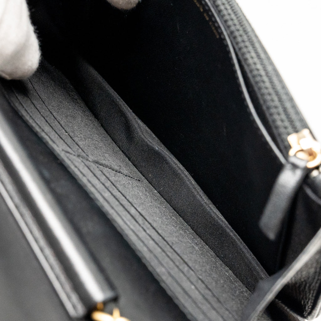 Chanel Boy Wallet on Chain Lambskin Black