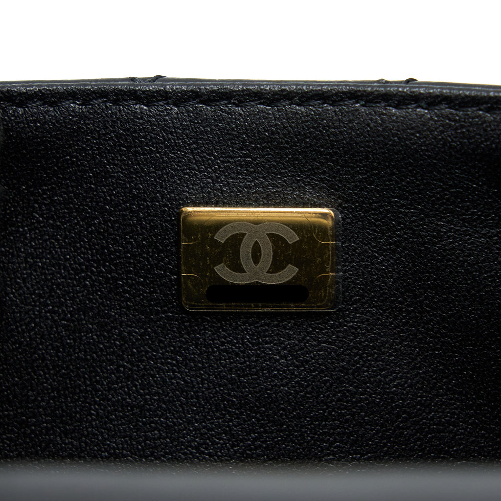Chanel Mini 2.55 Reissue Flap Bag Aged Calfskin Black Brushed  (Microchip)