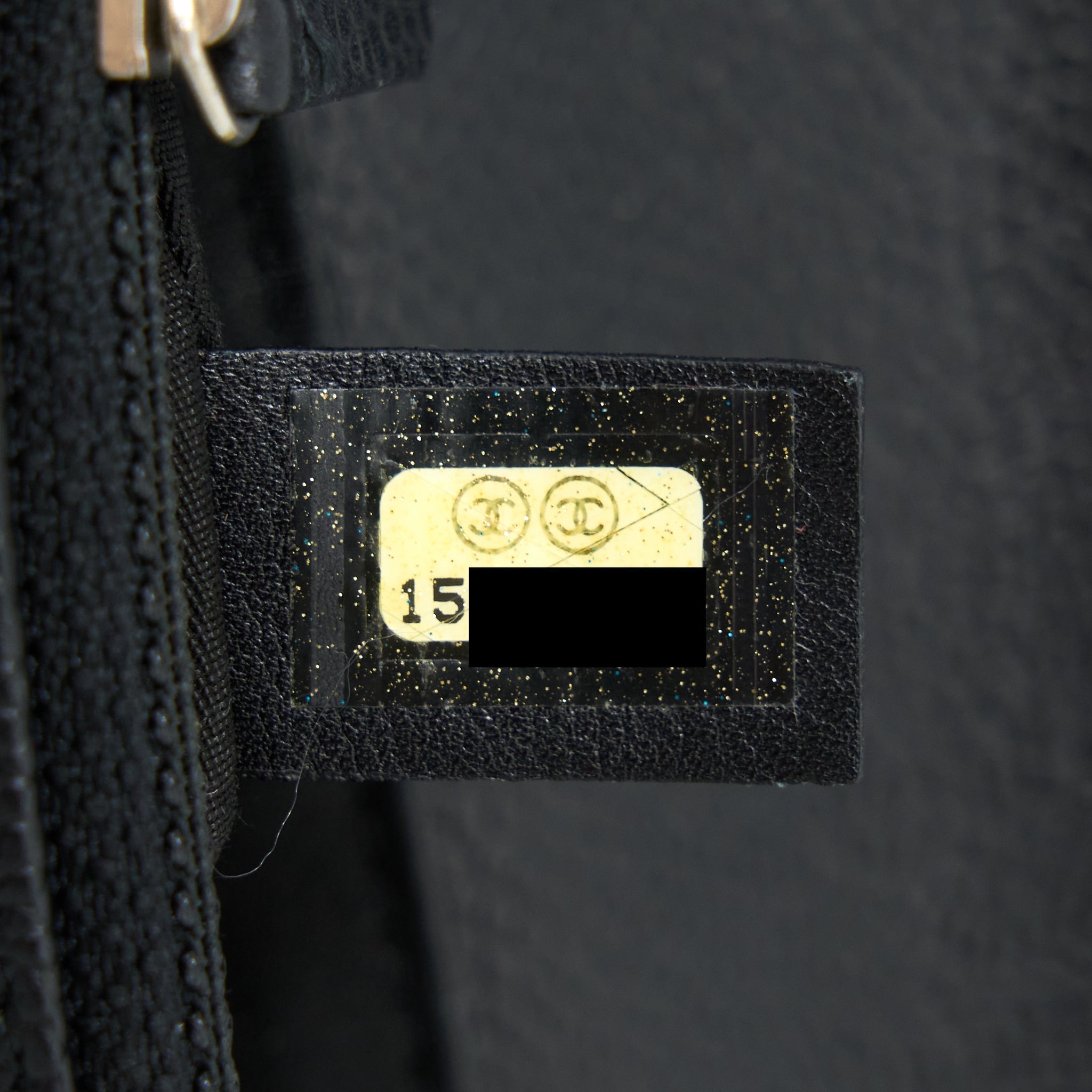 Chanel Half Moon Wallet On Chain Caviar Black