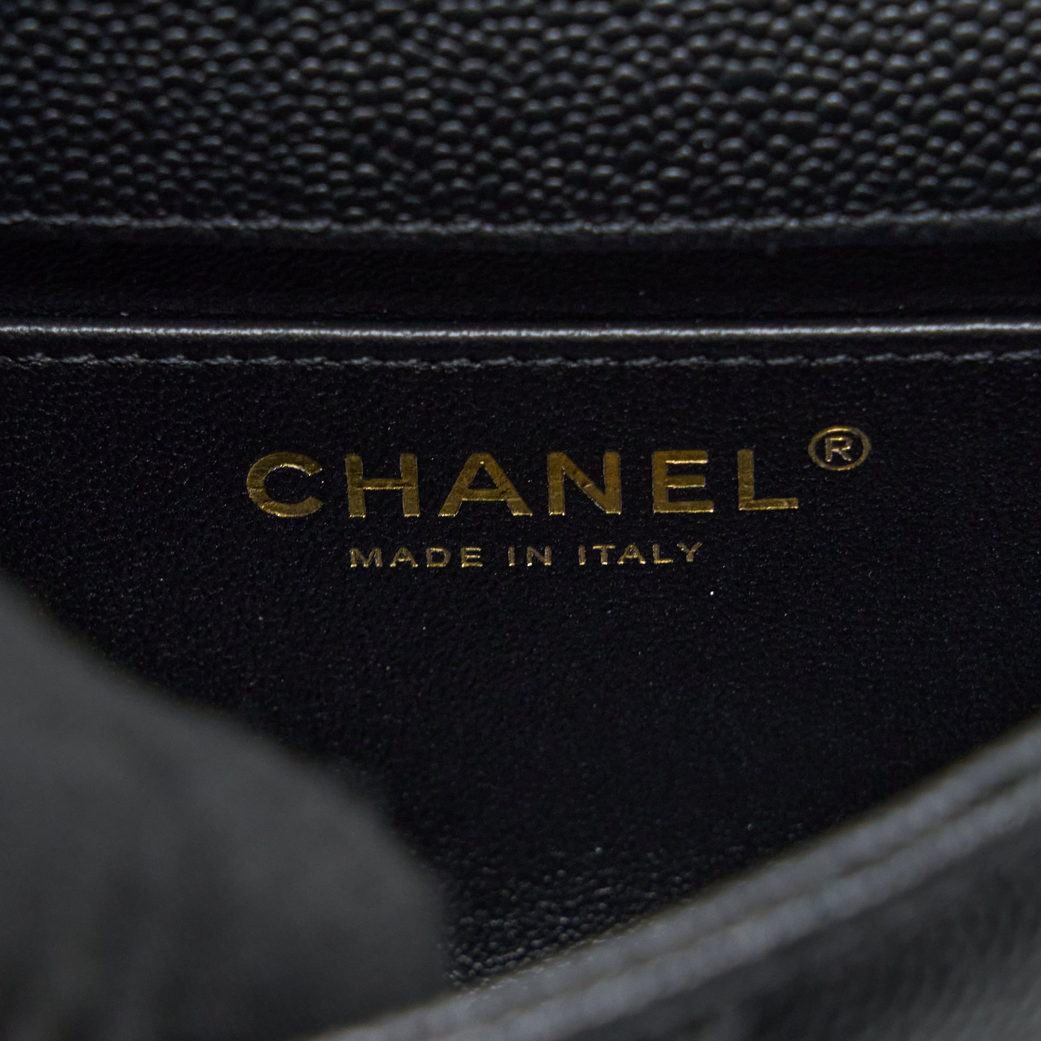 Chanel 23P Mini Coco Love Flap Bag Caviar Black  (Microchip)