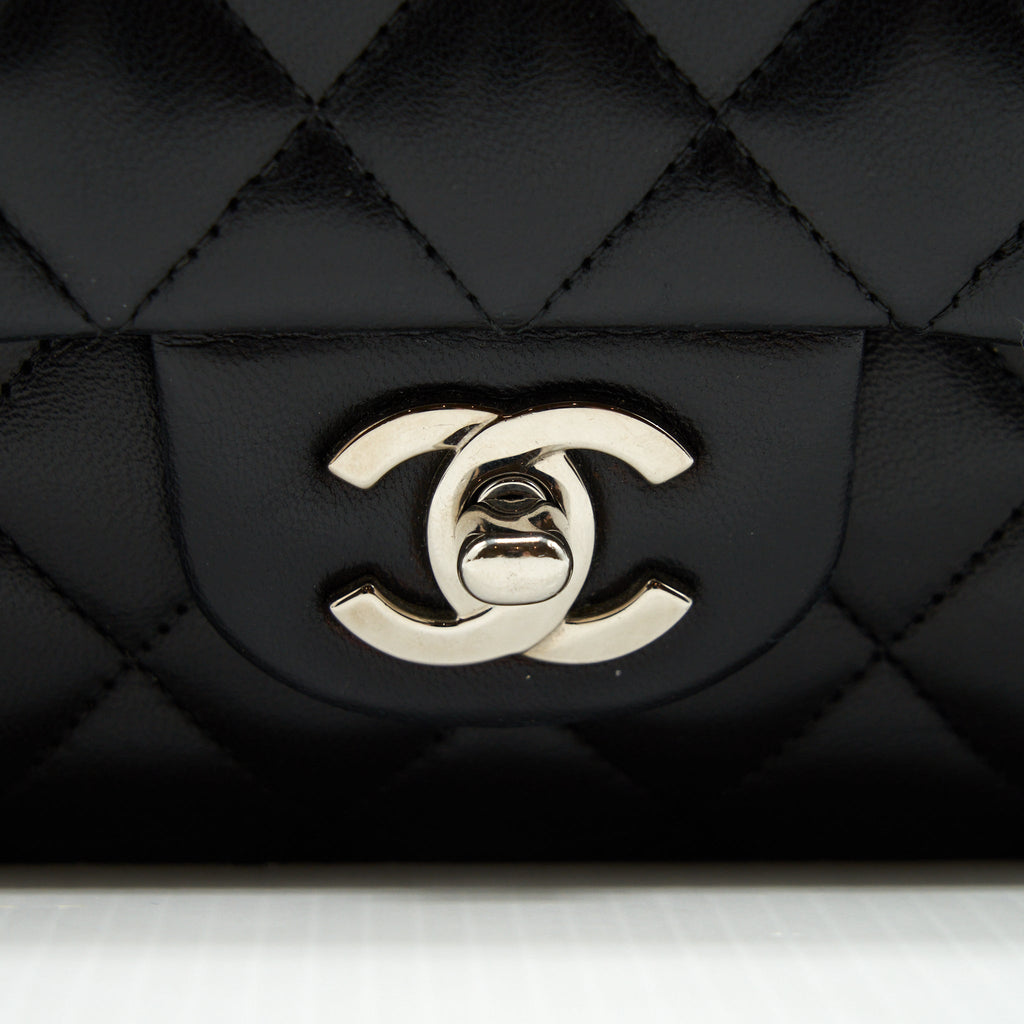 Chanel Medium Classic Flap Bag Lambskin Black