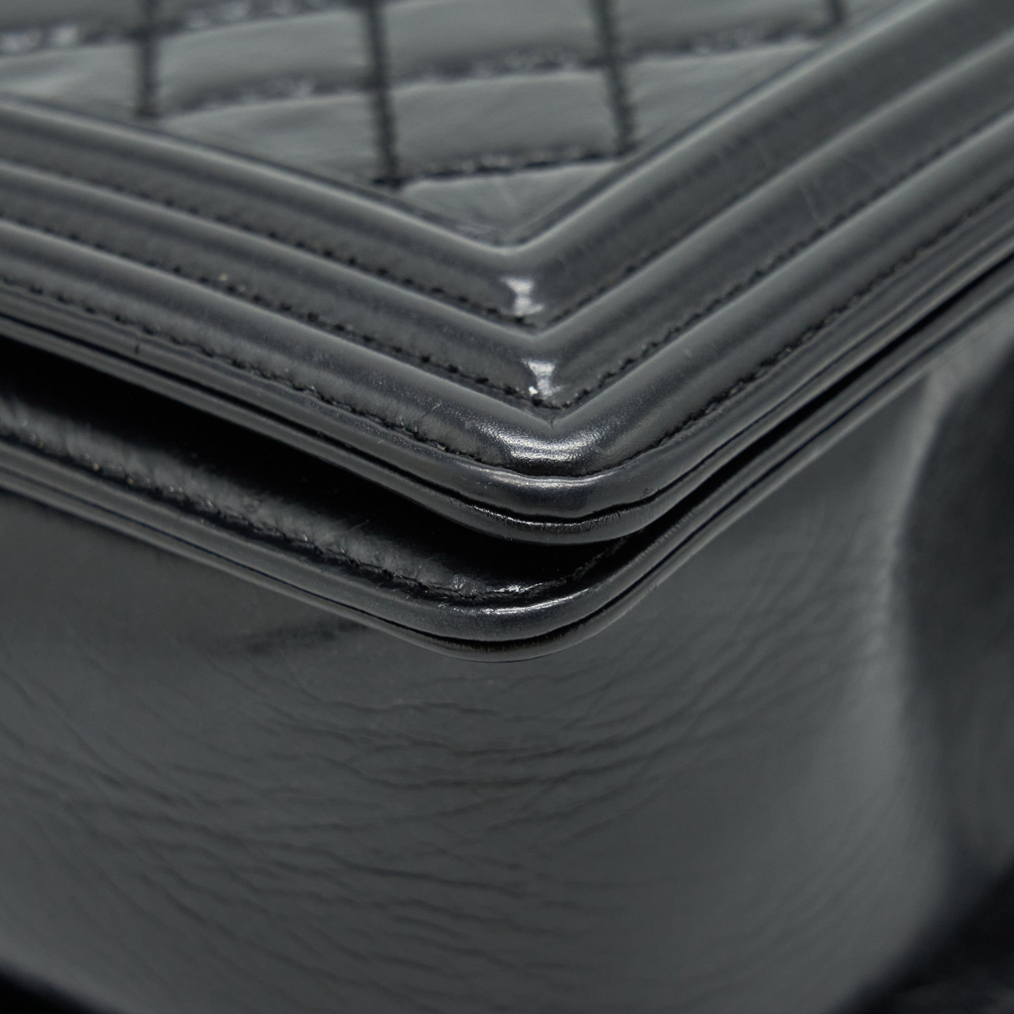 Chanel Medium Boy Bag Calfskin Black