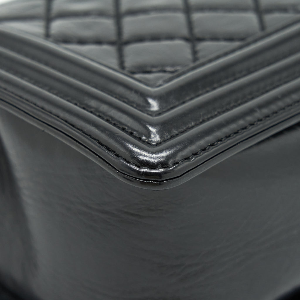 Chanel Medium Boy Bag Calfskin Black