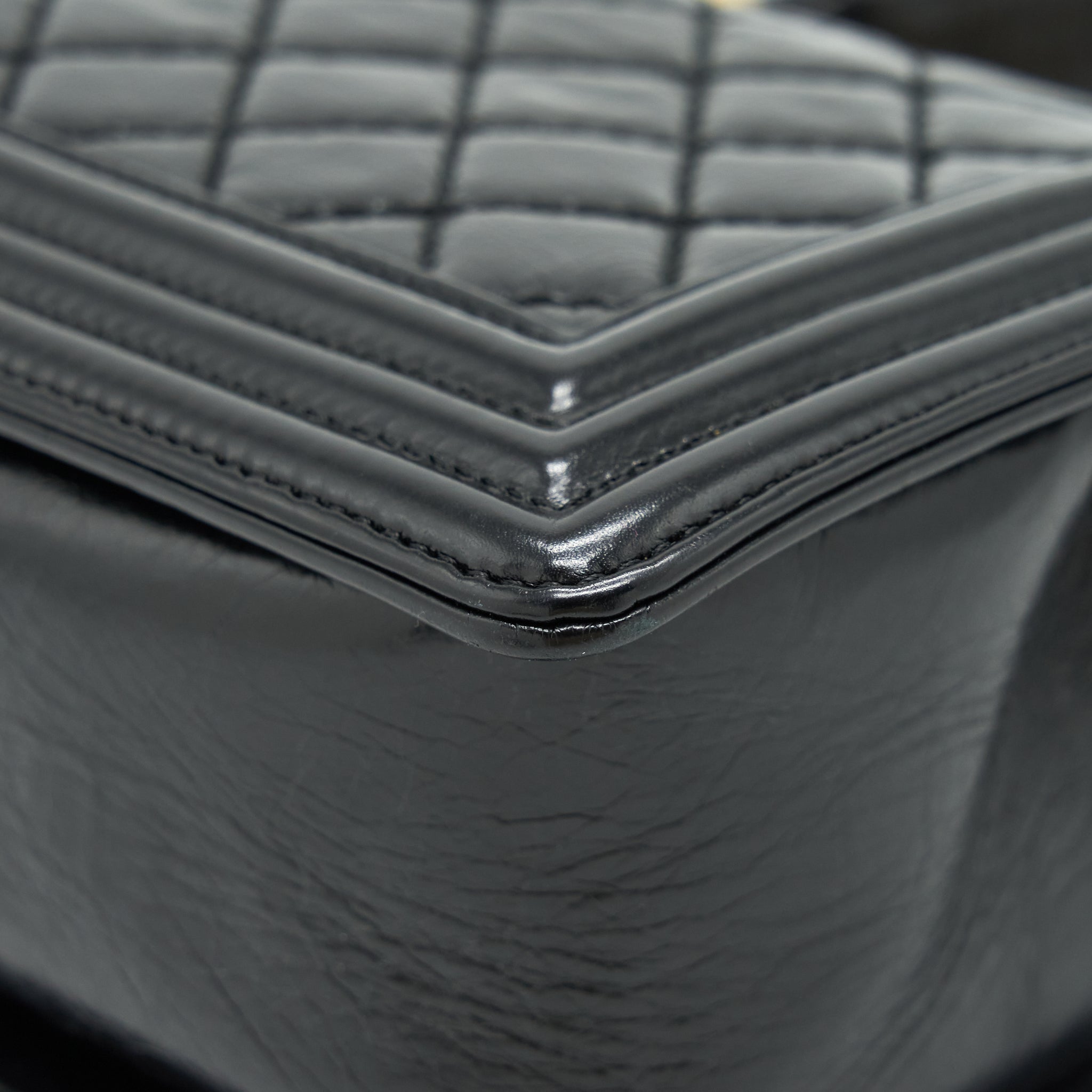 Chanel Medium Boy Bag Calfskin Black
