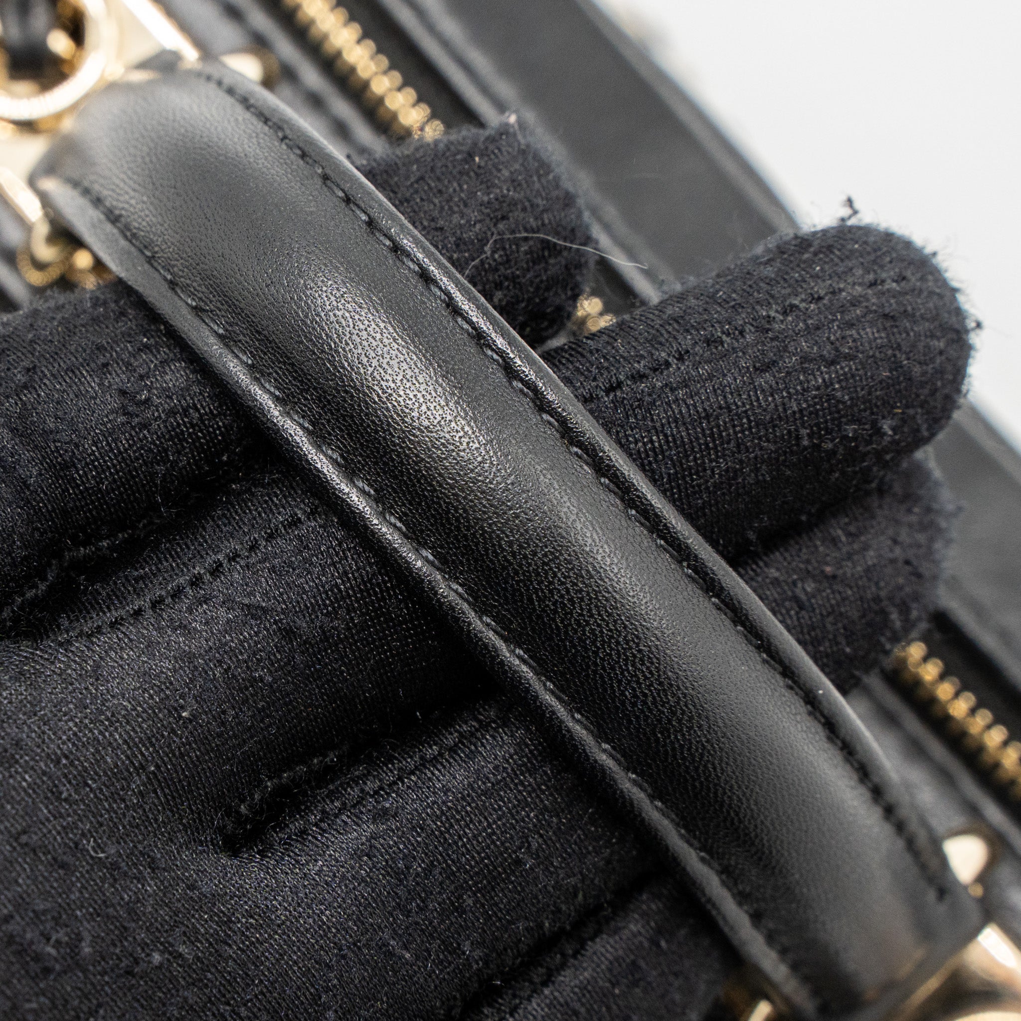 Chanel Trendy CC Top Handle Vanity Bag Lambskin Black