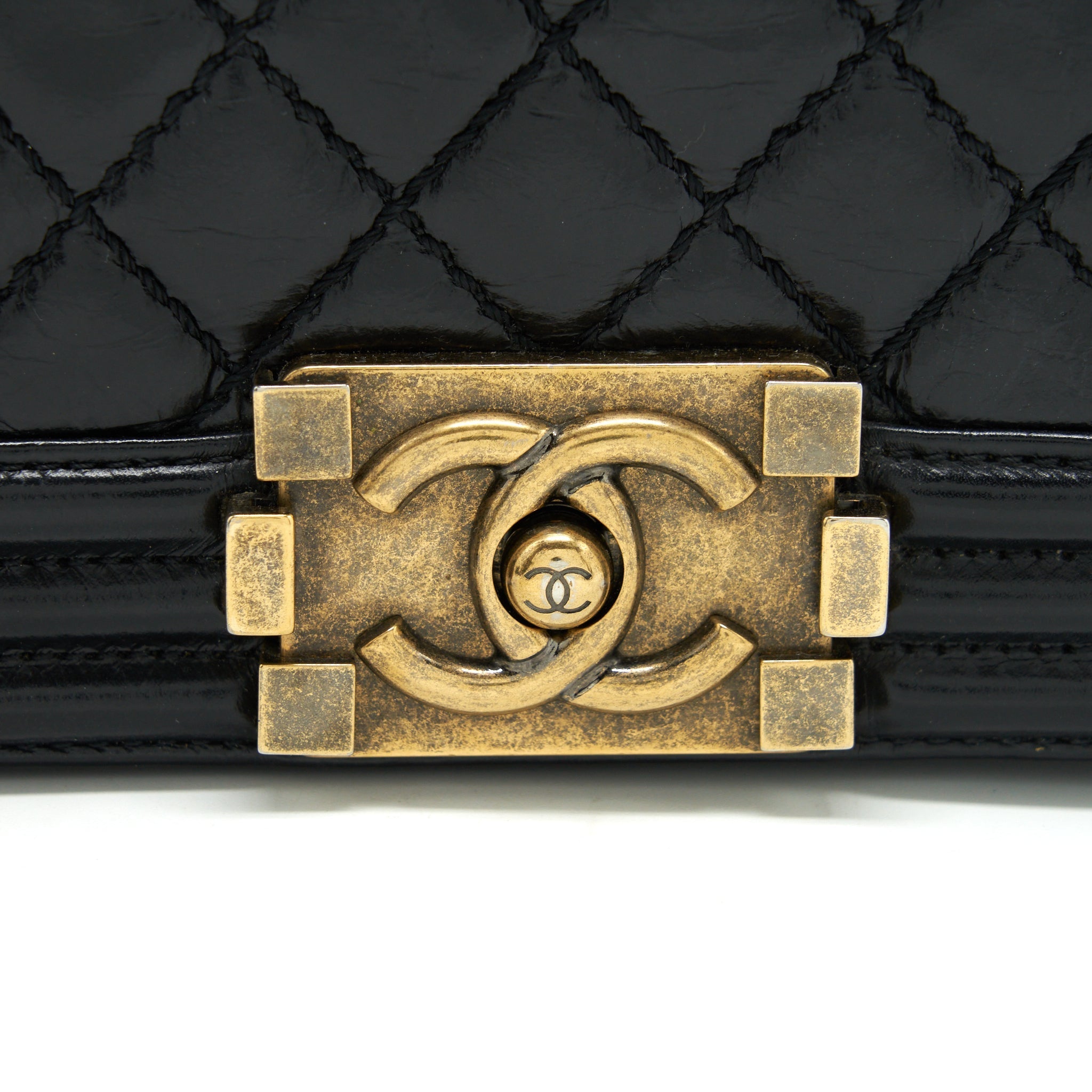 Chanel Medium Boy Bag Calfskin Black