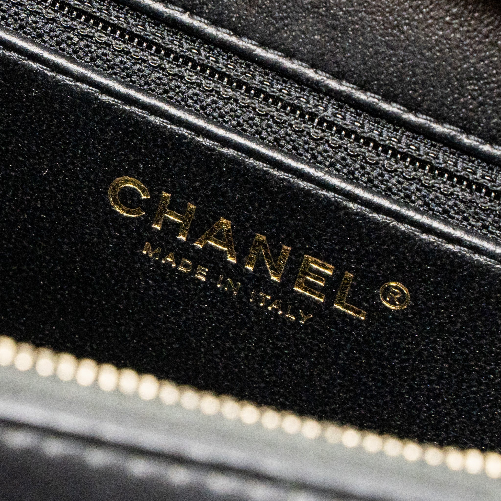 Chanel Trendy CC Top Handle Vanity Bag Lambskin Black