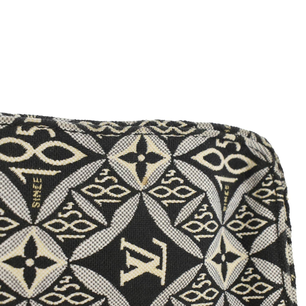 LOUIS VUITTON Onthego GM 1854 Jacquard Tote Bag Grey