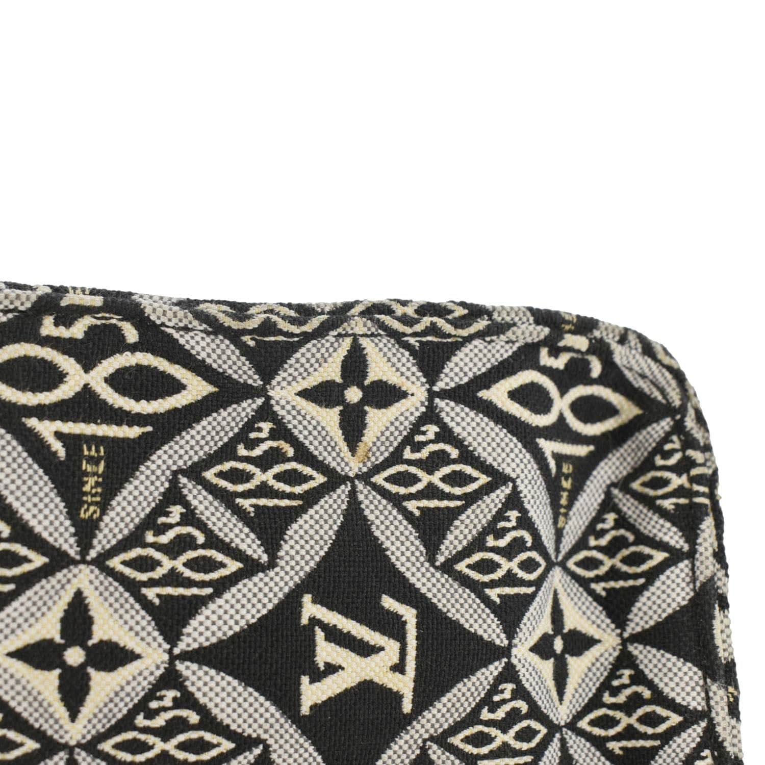 LOUIS VUITTON Onthego GM 1854 Jacquard Tote Bag Grey
