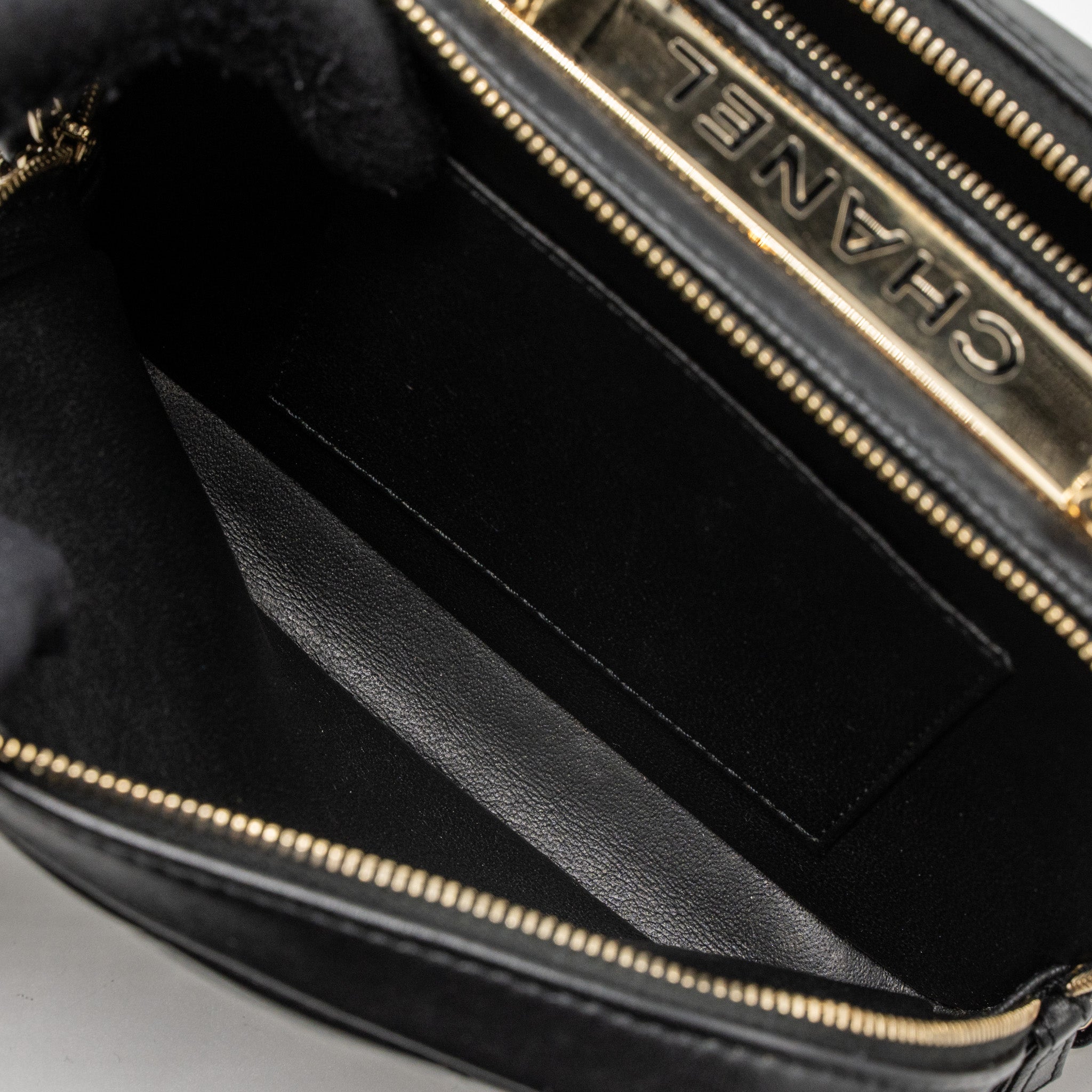 Chanel Trendy CC Top Handle Vanity Bag Lambskin Black