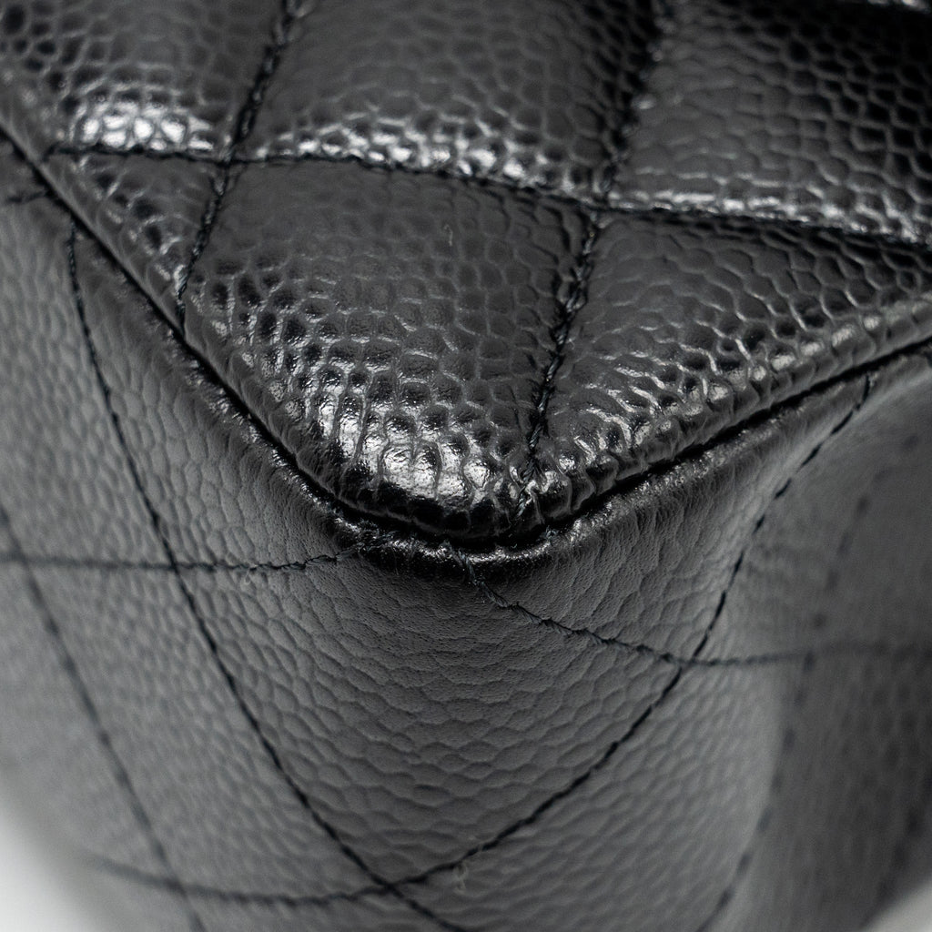 Chanel Small Classic Double Flap Bag Caviar Black