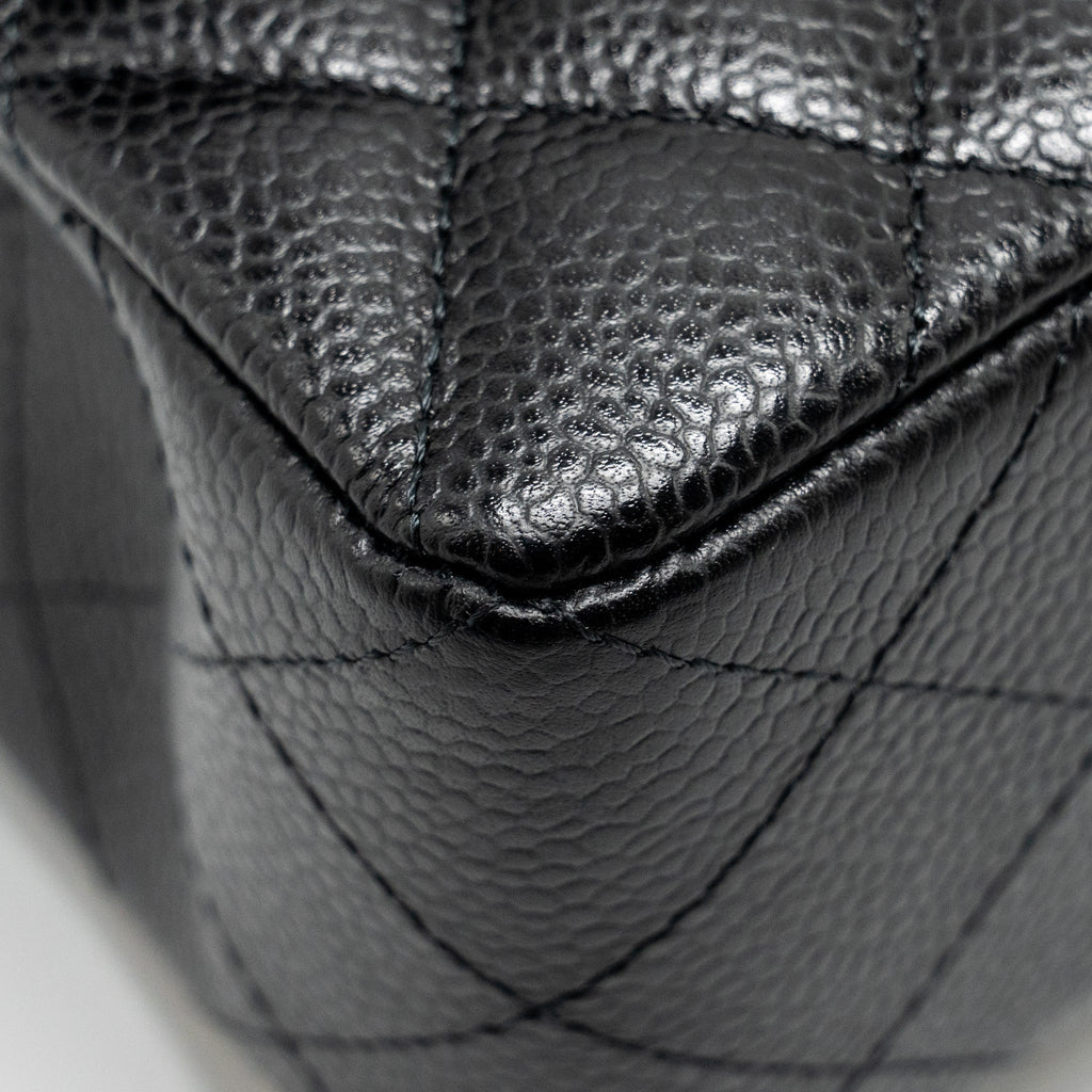 Chanel Small Classic Double Flap Bag Caviar Black