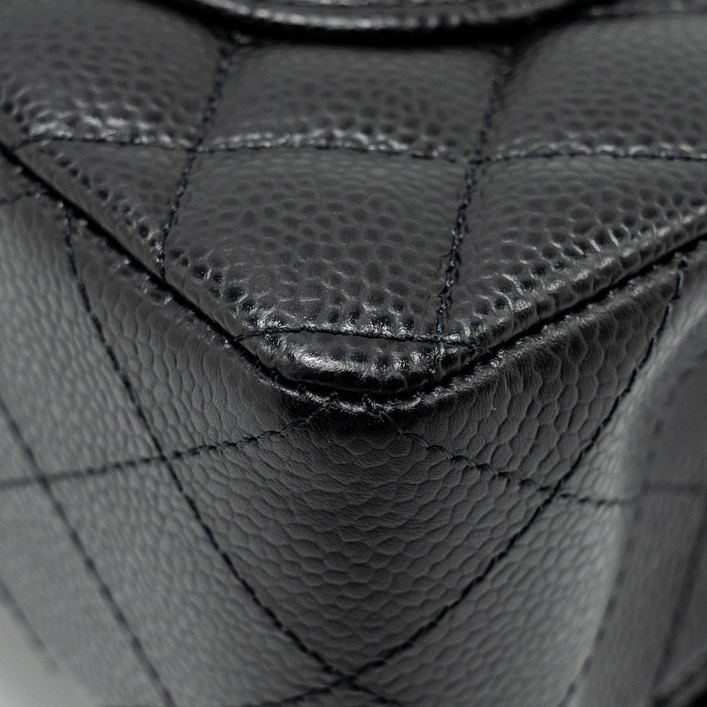 Chanel Small Classic Double Flap Bag Caviar Black