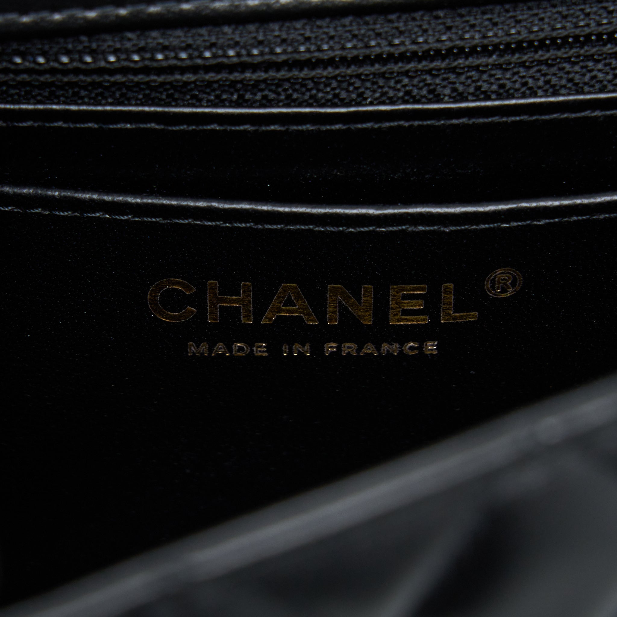 Chanel Mini Rectangular Lambskin Black L(Microchip)