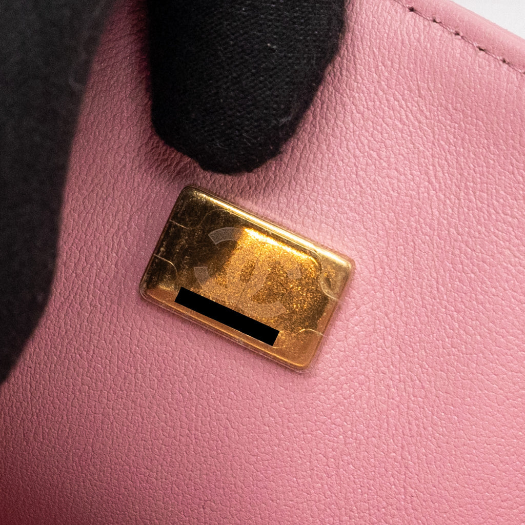 Chanel Small Classic Double Flap Bag Lambskin Pink L(Microchip)