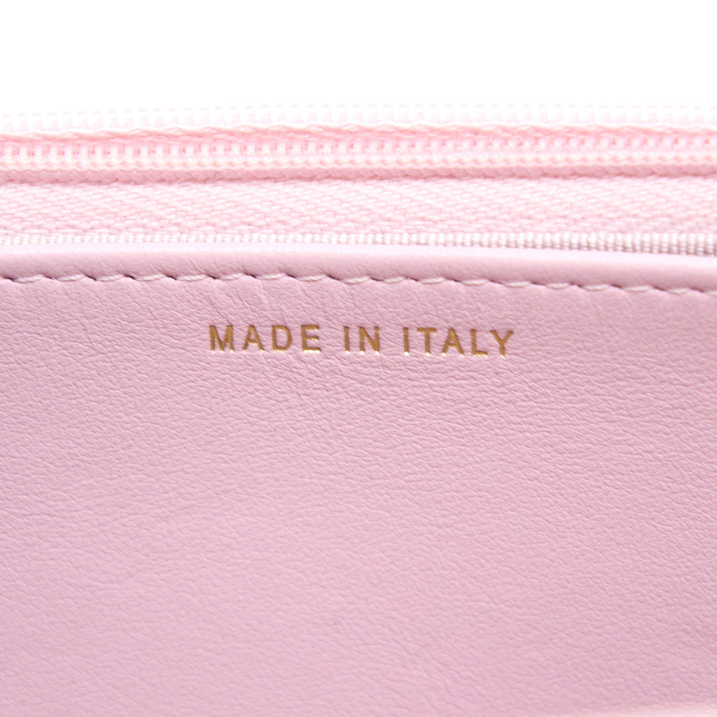 Chanel Classic Wallet On Chain Caviar Light Pink L