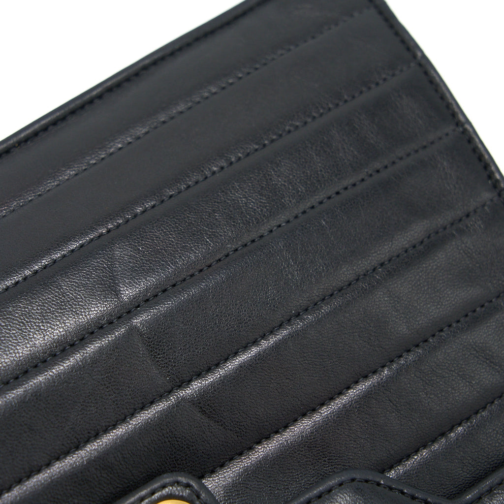 Chanel Vintage Kelly Flap Bag Lambskin Black
