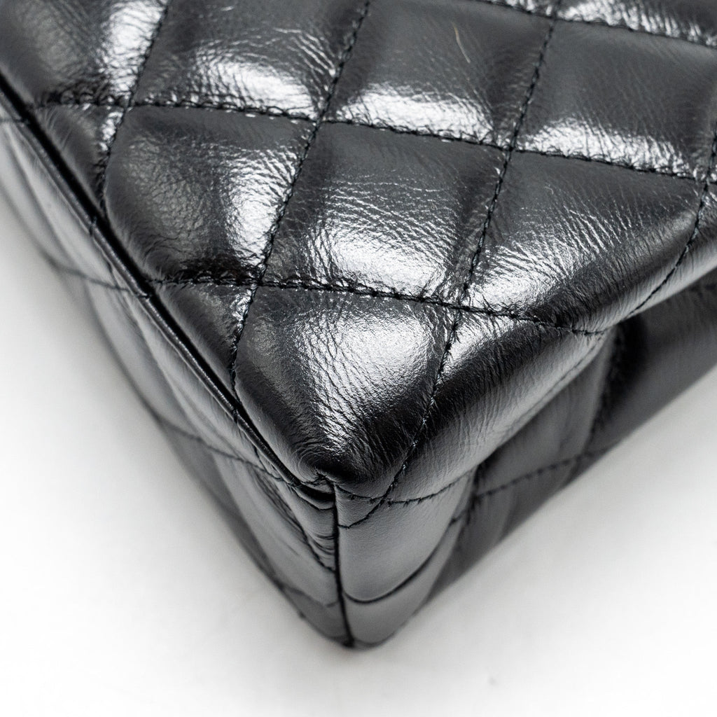 Chanel Mini Kelly Shopping Tote Bag Calfskin Black  (Microchip)