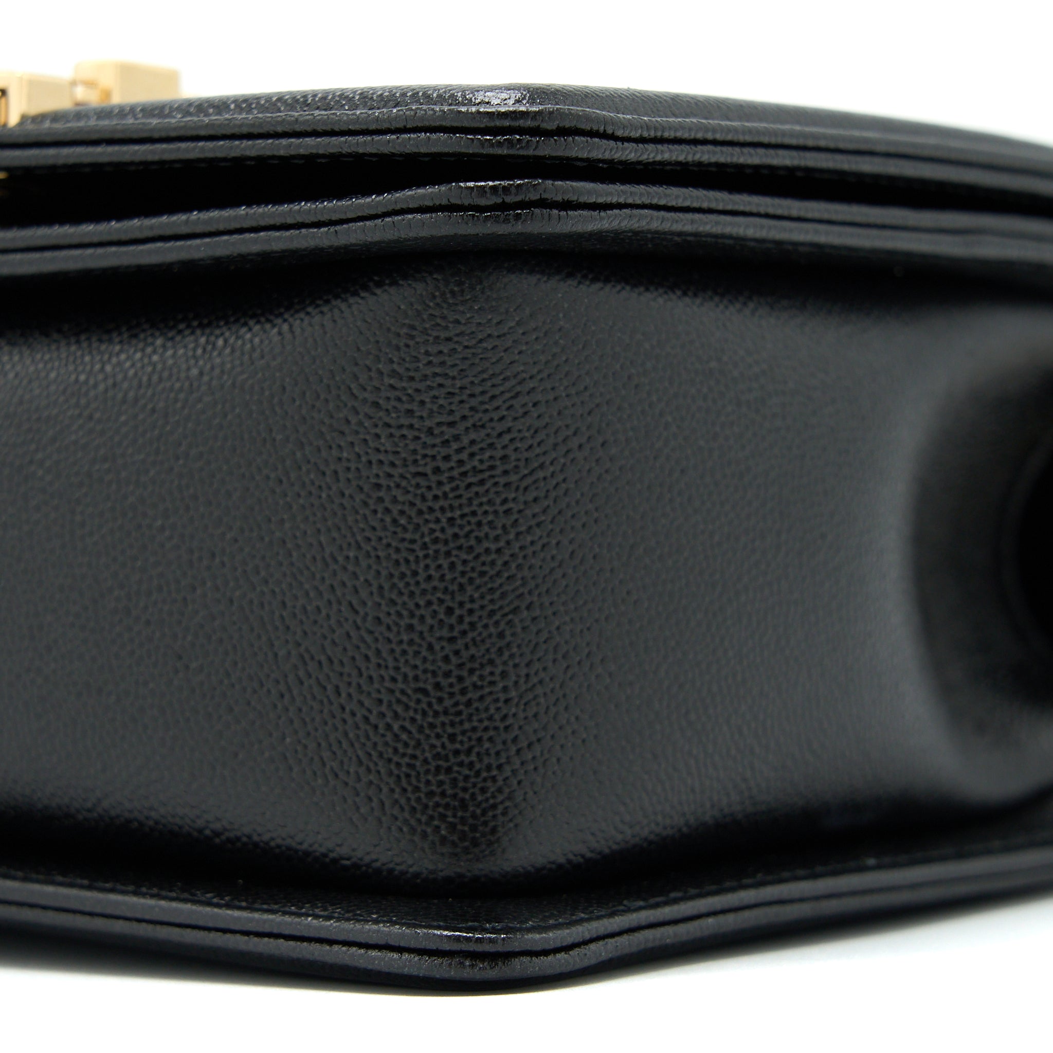 Chanel Mini Boy Bag Calfskin Black L (Microchip)