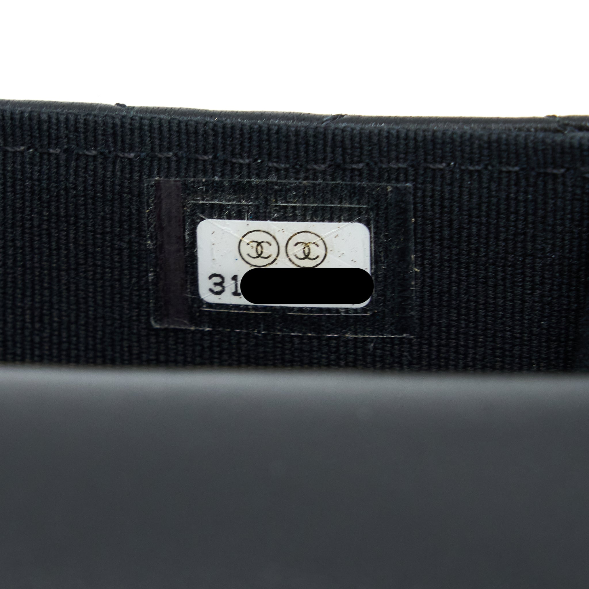 Chanel Mini Top Handle Flap Bag Lambskin Black L