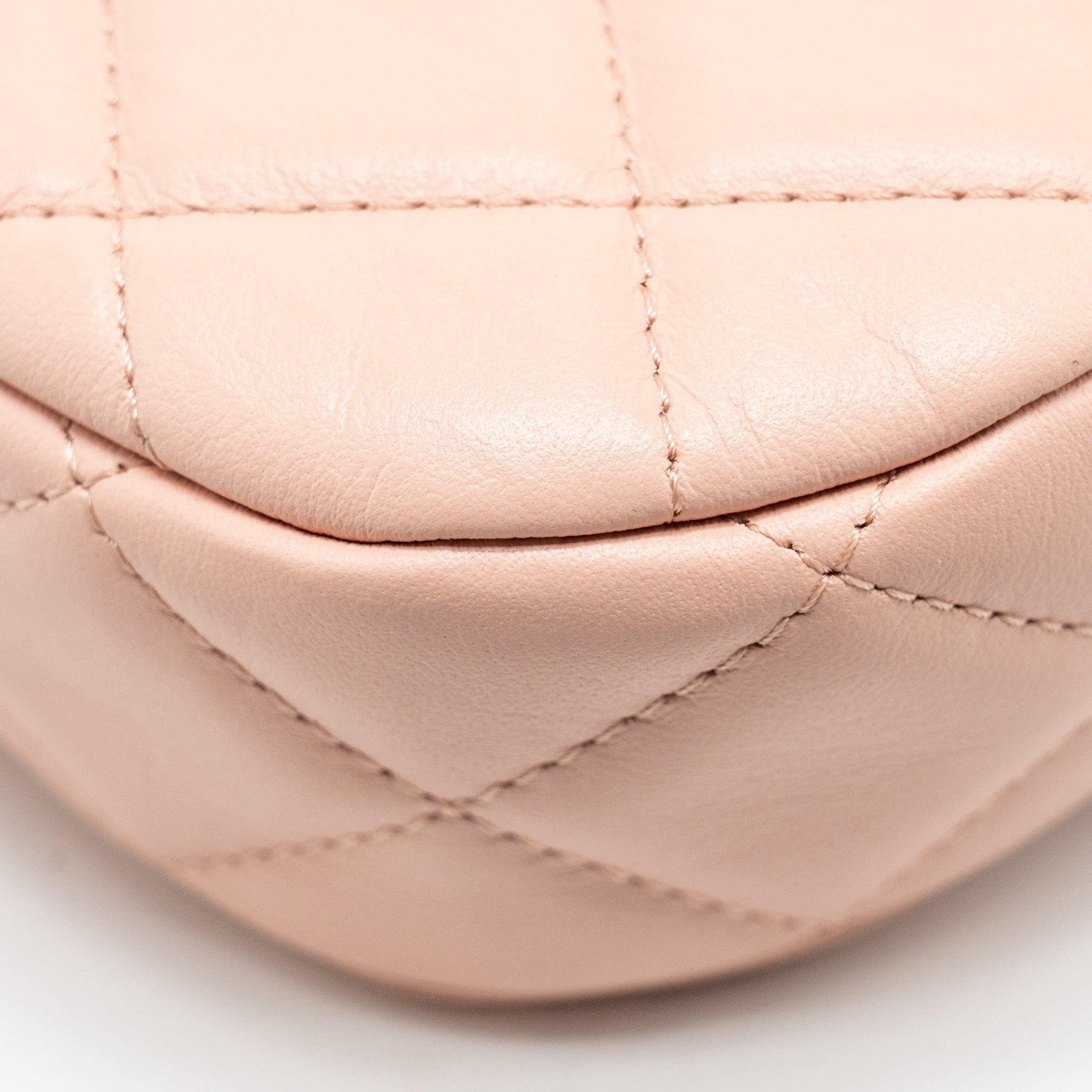 Chanel 23K Small Hobo Bag Calfskin Pink  (microchip)