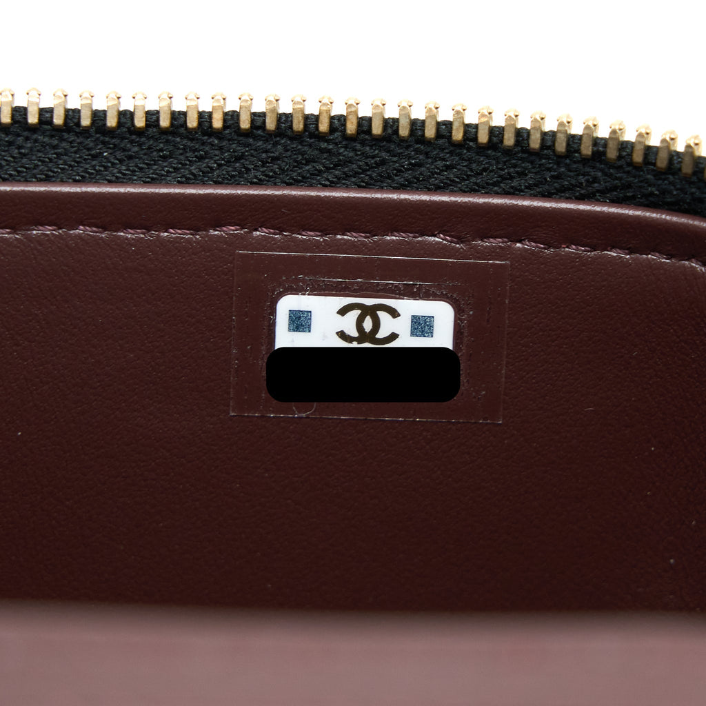 Chanel 23C Mini Vanity with Chain Caviar Black L (Microchip)