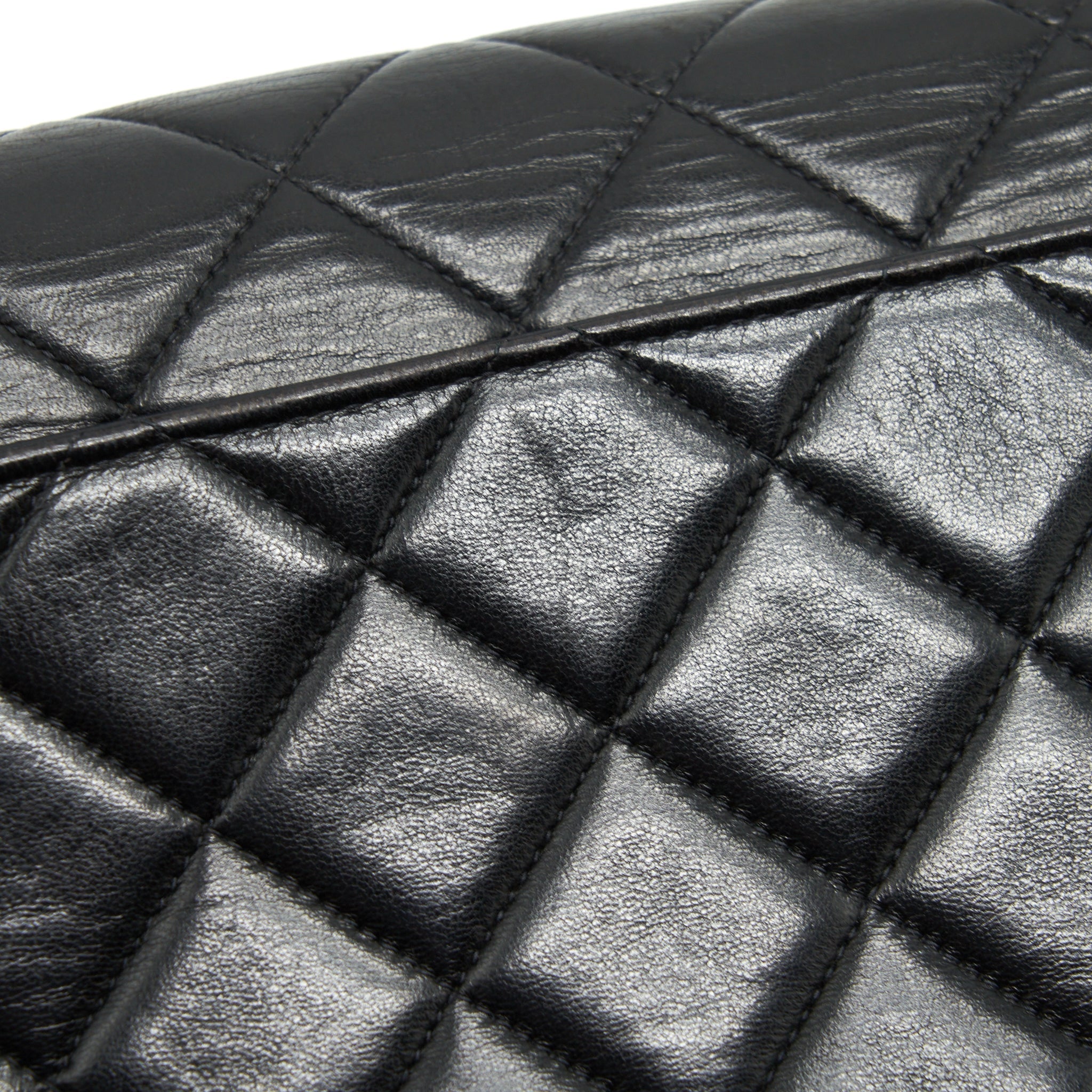 Chanel Vintage Medium Diana Flap Bag Lambskin Black