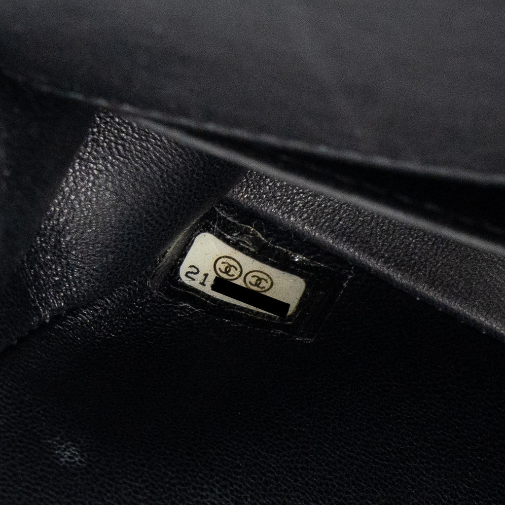 Chanel Small Boy Bag Rabbit Hair Limited Edition Lambskin Black