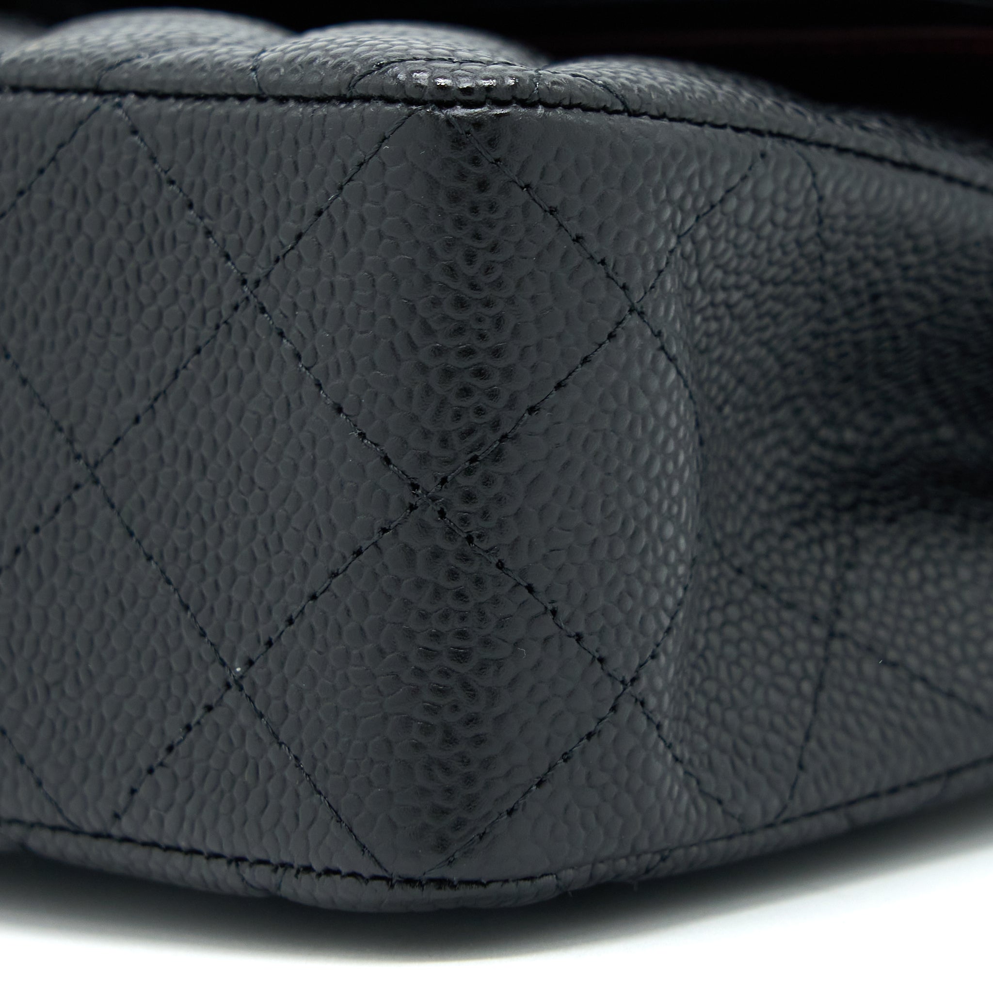Chanel Small Classic Double Flap Bag Caviar Black  (Microchip)