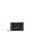 Chanel Classic Wallet On Chain Caviar Black  (Microchip)