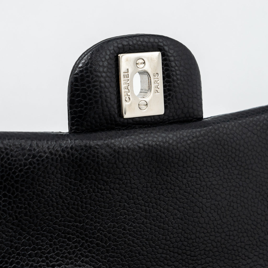 Chanel Classic Mini Square Flap Bag Caviar Black