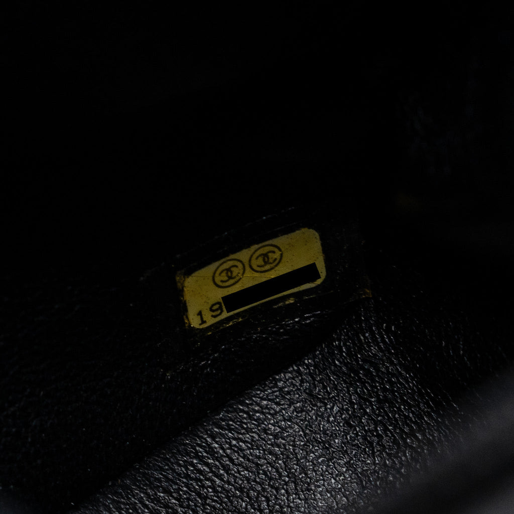 Chanel Classic Mini Square Flap Bag Caviar Black