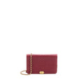Chanel Boy Wallet On Chain Chevron Caviar Red Brushed