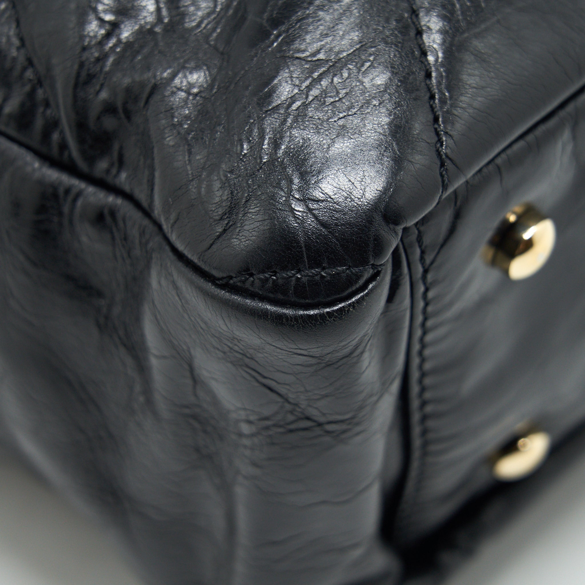 Chanel Calfskin Tote bag with Chain black and Red
