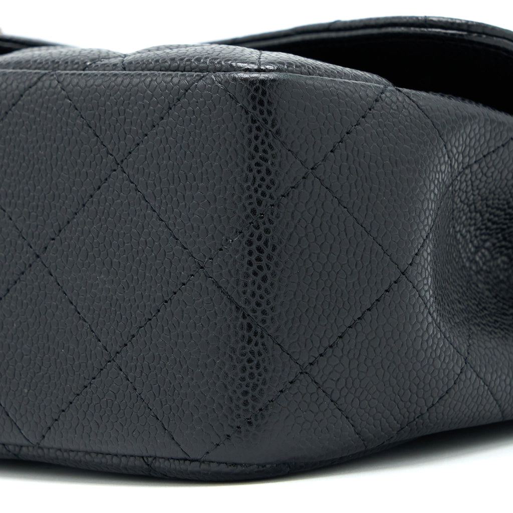 Chanel Jumbo Single Flap Bag Caviar Black