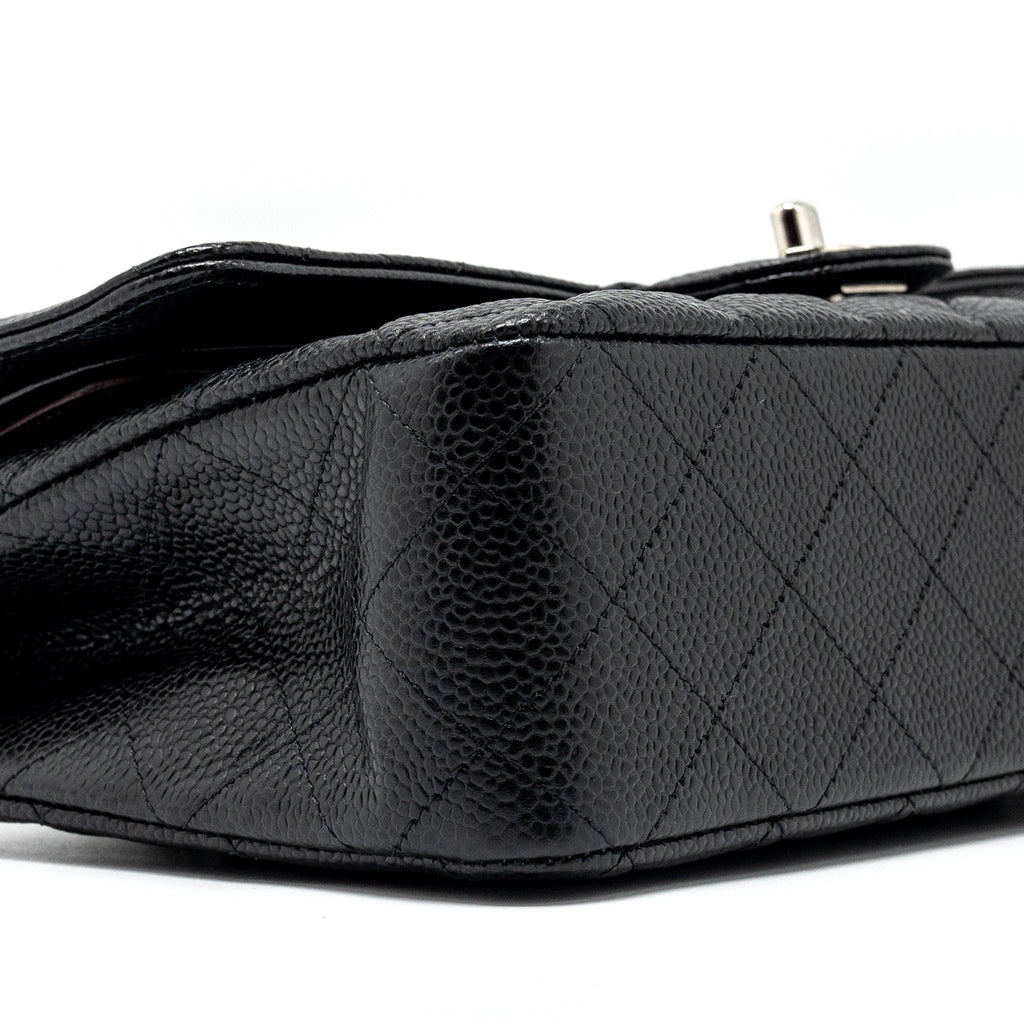 Chanel Medium Classic Double Flap Bag Caviar Black