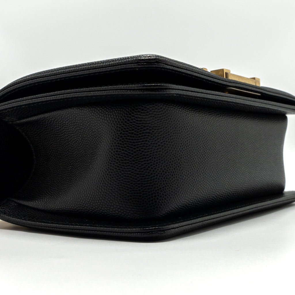 Chanel Small Boy Bag Caviar Black